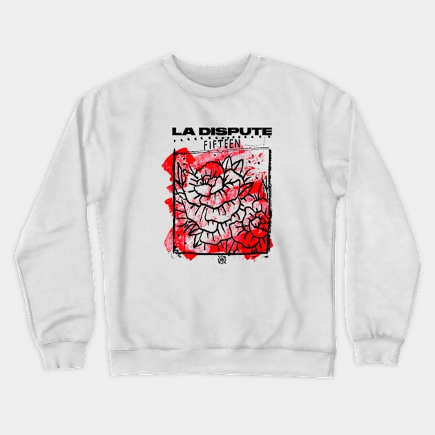 La Band Dispute Fifteen Album Crewneck Sweatshirt by davidhedrick